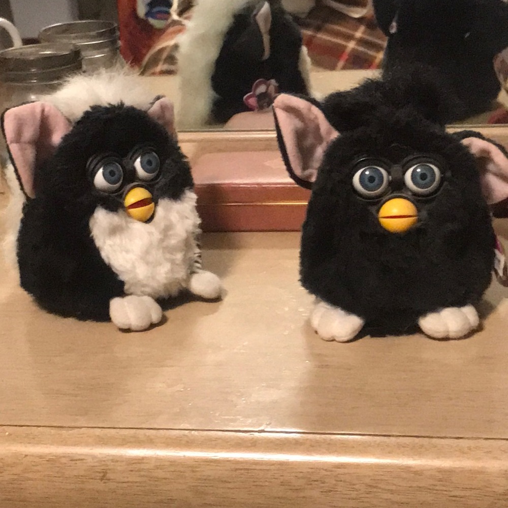 Two vintage furbys